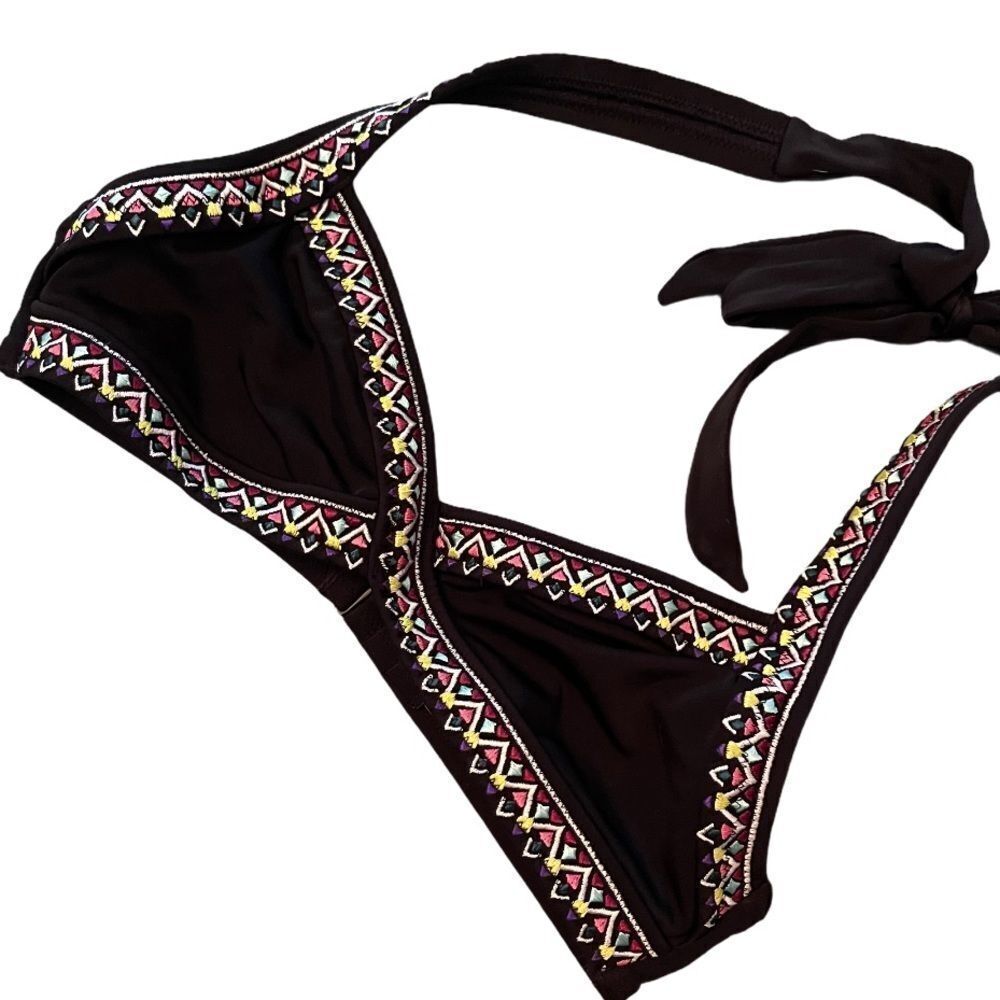 PINK Victoria's Secret Bikini Top Black